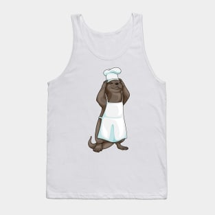 Otter Chef Cooking apron Tank Top